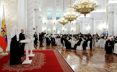 Верховный муфтий принял участие в торжественном приеме от имени Президента России в Кремле