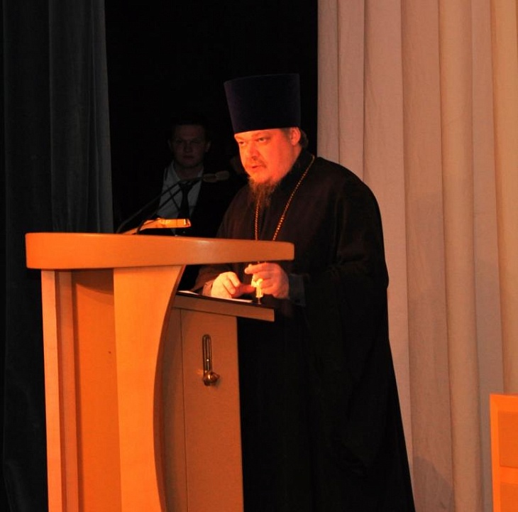 Выступление представителя РПЦ протоиерея Всеволода Чаплина на Торжественном собрании, посвященном 225-летию ЦДУМ России