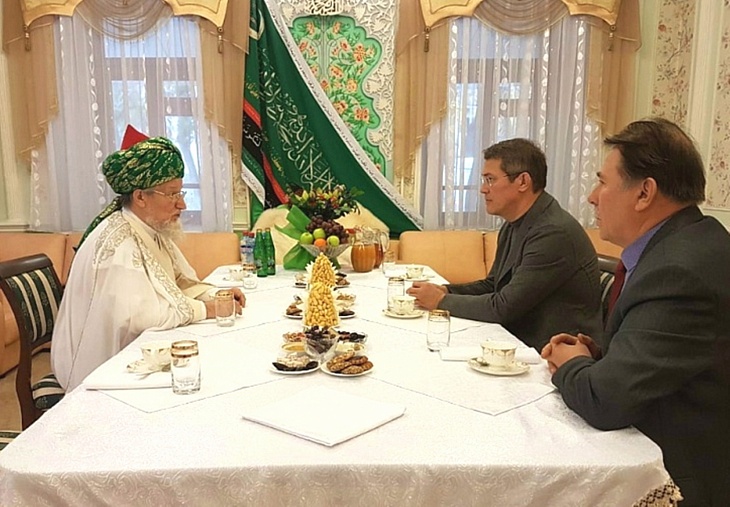 Верховный муфтий встретился с Радием Хабировым