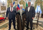 Историческую резиденцию ЦДУМ России в г.Уфа посетила правительственная делегация из Астраханской области