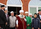 Верховный муфтий принял участие в открытии мечети