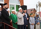 Верховный муфтий принял участие в открытии мечети