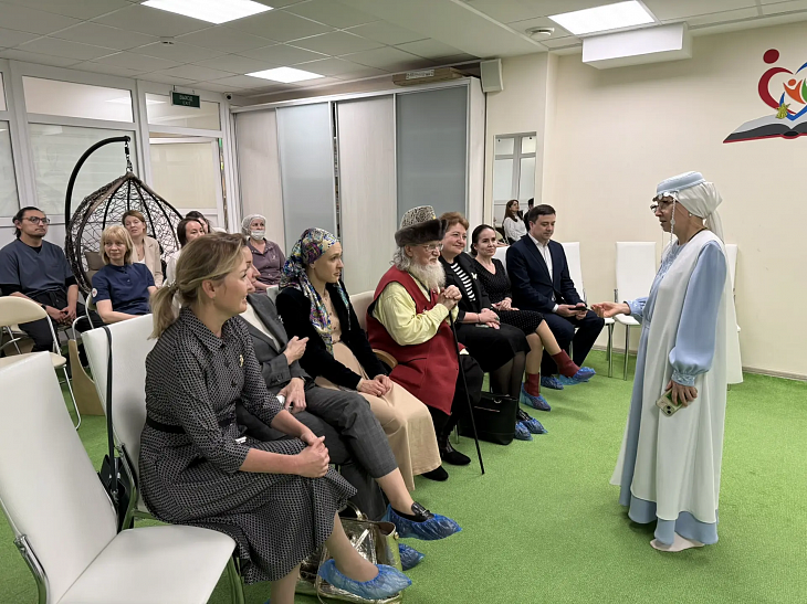 Пострелиз встречи главных врачей перинатальных центров и детских клиник г. Уфы с Шейх-уль-Исламом, Верховным муфтием, Председателем ЦДУМ России Талгатом Сафа Таджуддином в благотворительном фонде «Особенные дети»