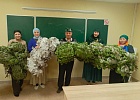 В День хиджаба уфимские мусульманки плели маскировочные сети 