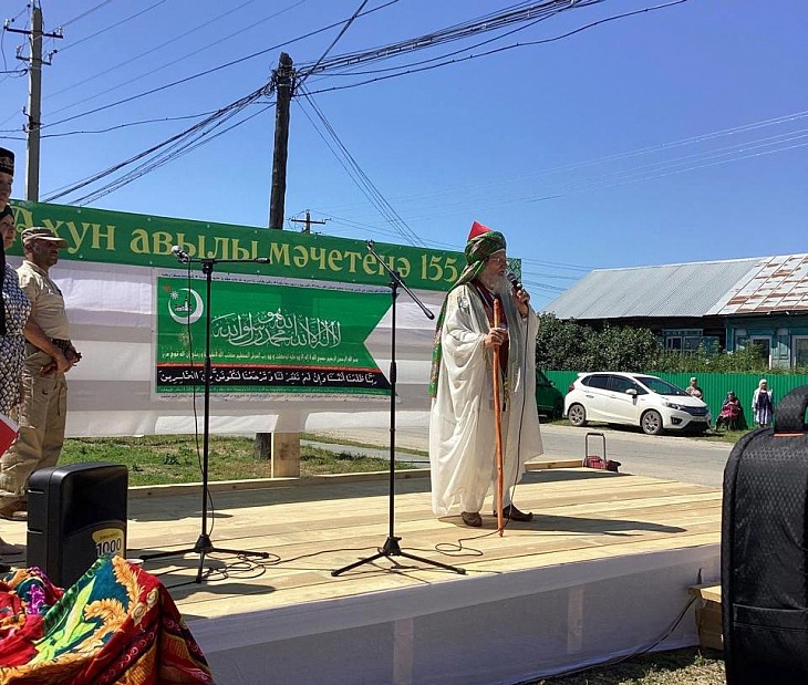В с.Ахуново Учалинского района Республики Башкортостан отметили 155-летие мечети