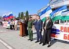 Священнослужители напутствовали бойцов, отправляющихся в зону специальной военной операции