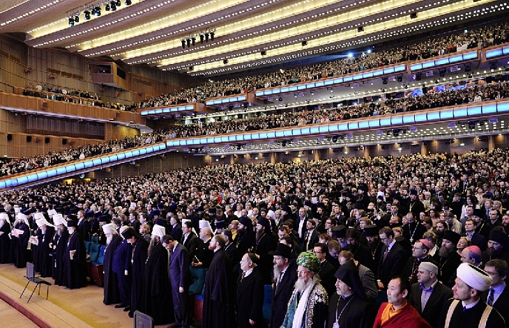 Талгат Таджуддин принял участие в церемонии открытия XXIII Международных Рождественских образовательных чтений