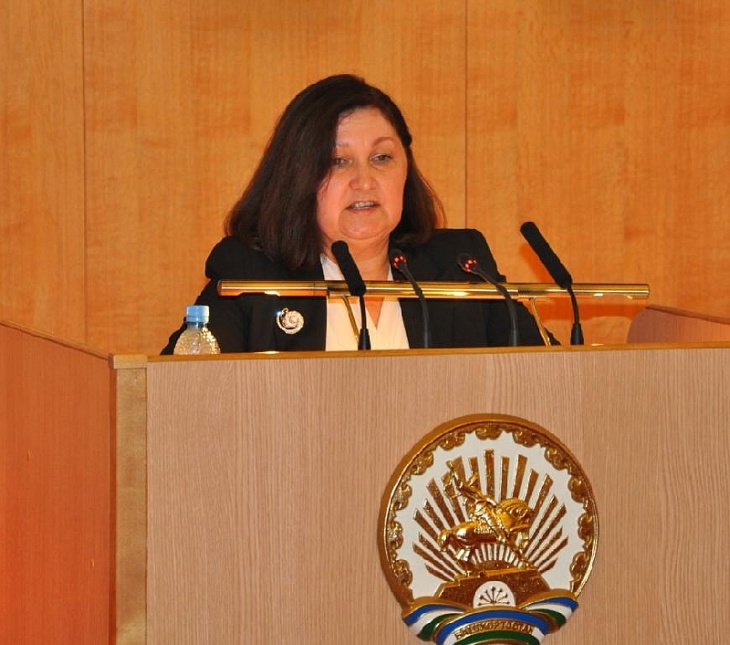 Выступление директора Института этнологических исследований им.Р.Г.Кузеева А.Б.Юнусовой на научно-практической конференции, посвященной 225-летию ЦДУМ России