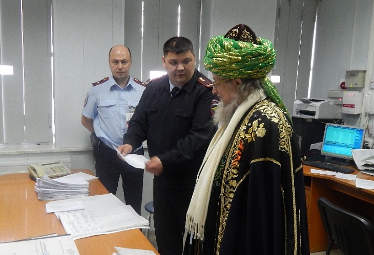 Верховный муфтий посетил Кировское РУВД г.Уфы