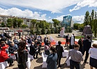 В Уфе состоялось торжественное открытие памятника «В память о жертвах Холокоста и воинах, погибших в годы Великой Отечественной войны»