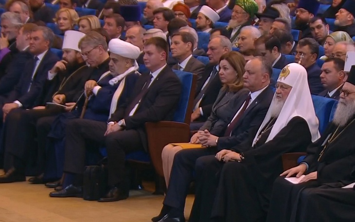 Делегация ЦДУМ России приняла участие в юбилейных торжествах Русской Православной Церкви