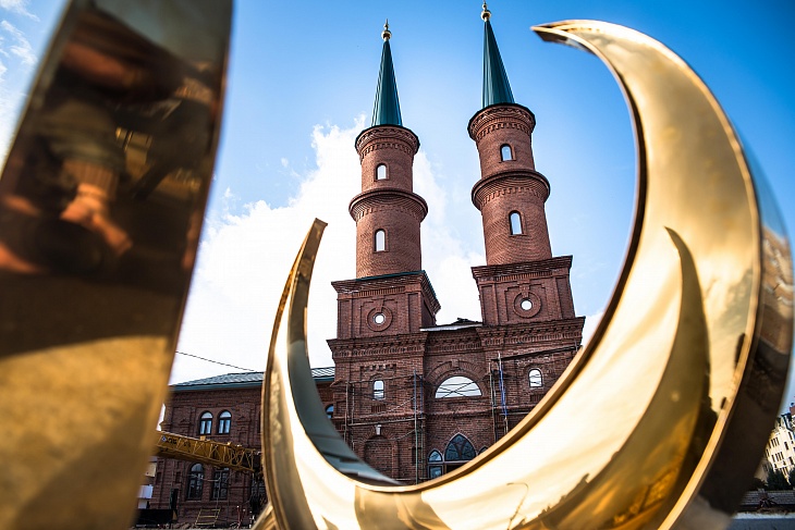 В Уфе продолжается реконструкция Хакимовской мечети