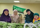 В День хиджаба уфимские мусульманки плели маскировочные сети 
